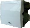 Intrerupator iluminat clapa 2 module alb