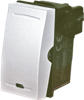Buton cu revenire iluminat alb