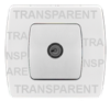 Priza TV terminala transparenta